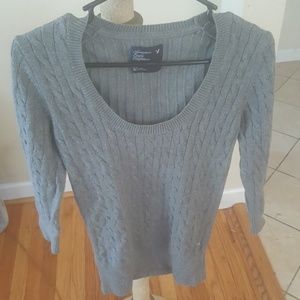 Grey American Eagle sweater